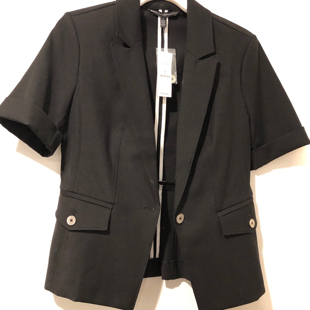 NWT White House black market short sleeve blazer
